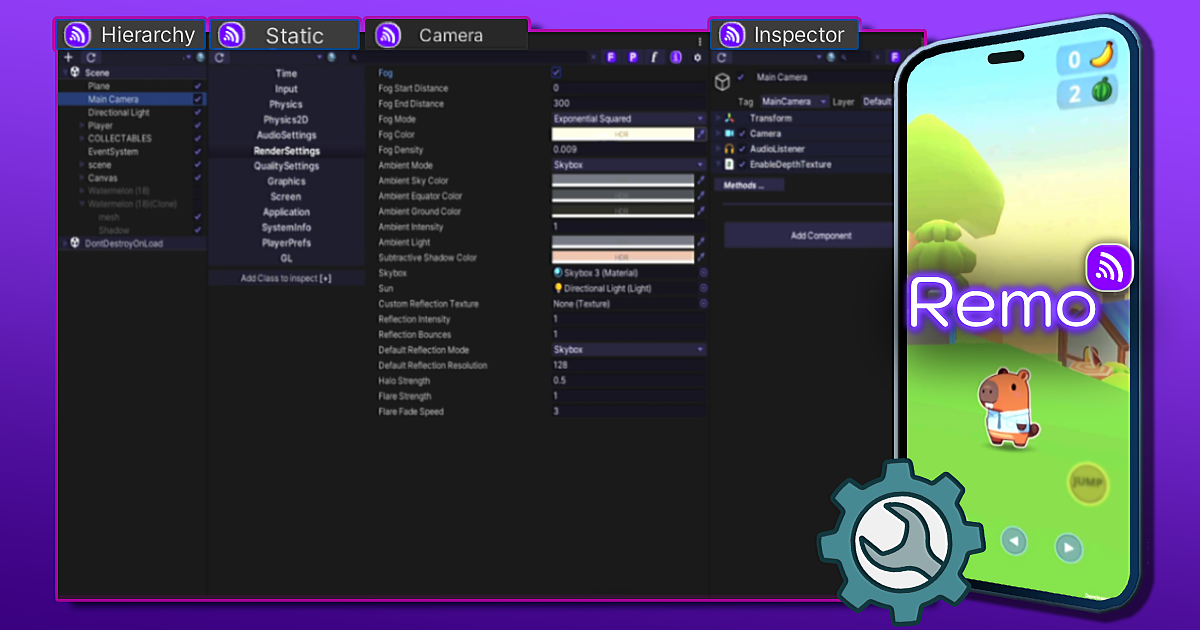 Remo - Remote Runtime Editor for Unity image
